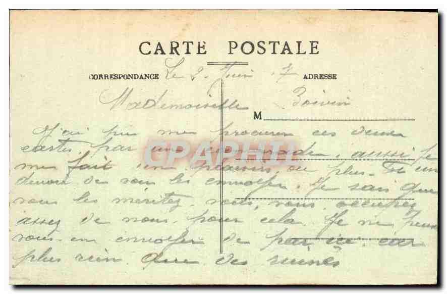 CPA Marseille Ascenseur et Colline de N D de la Garde  — Rückseite