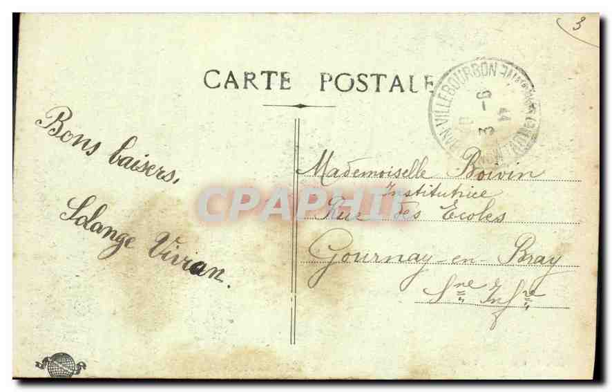 Montauban - Panorama des Quais — éditeur E. Gimetotanbau, n°29 — Verso