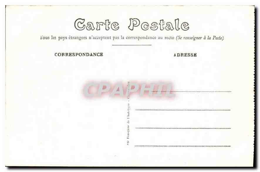 CPA Rennes La Prefecture et la Rue de Fougeres  — Rückseite