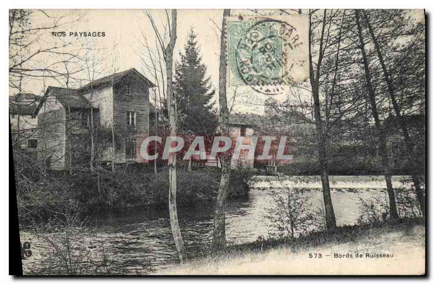 CPA Nos Paysages Bords de Ruisseau 