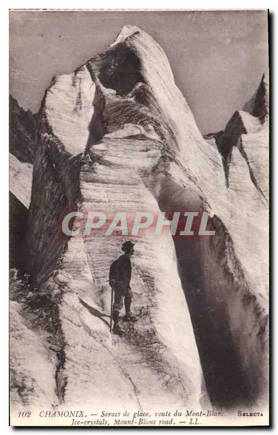 Chamonix — Seracs de glace, route du Mont-Blanc — Selecta