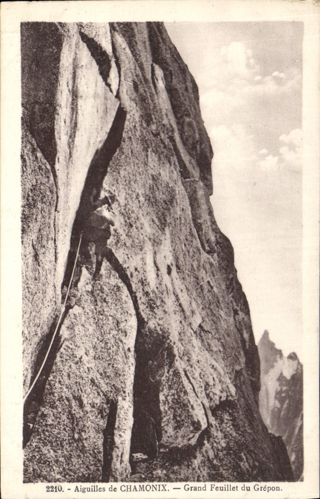 Aiguilles de Chamonix — Grand Feuillet du Grépon — L. Fauraz, édit. à Annemasse (Haute-Savoie)