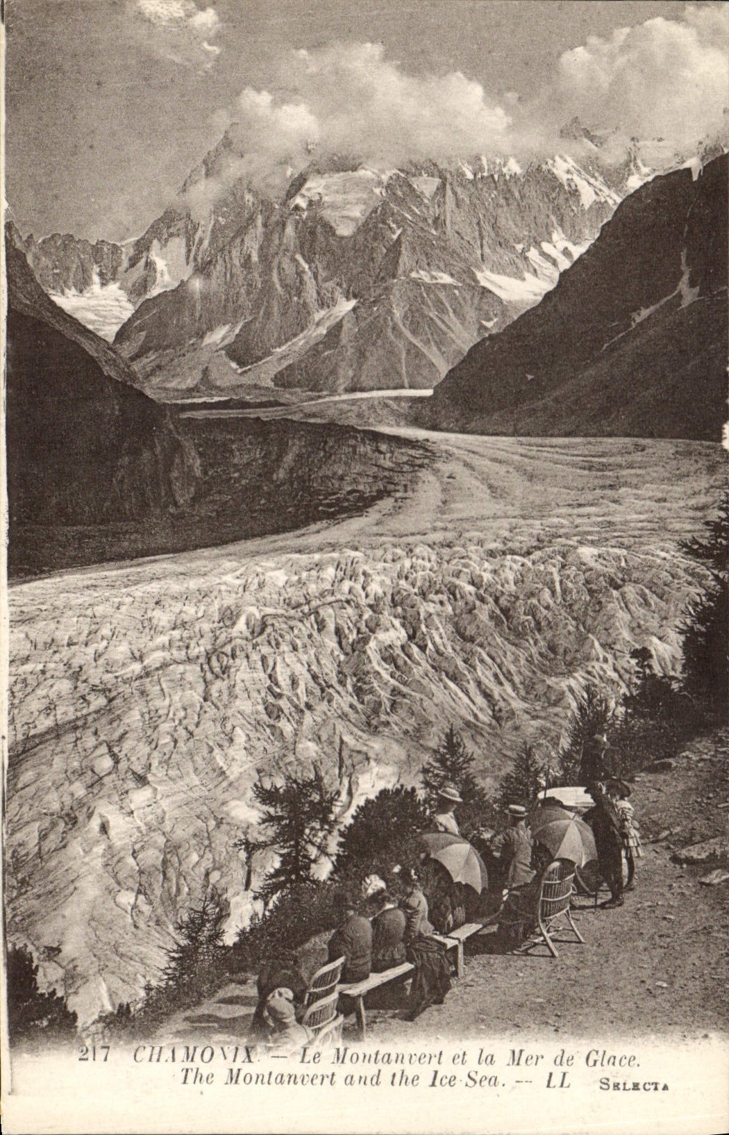 Chamonix — Le Montanvert et la Mer de Glace — LL Selecta, n°217