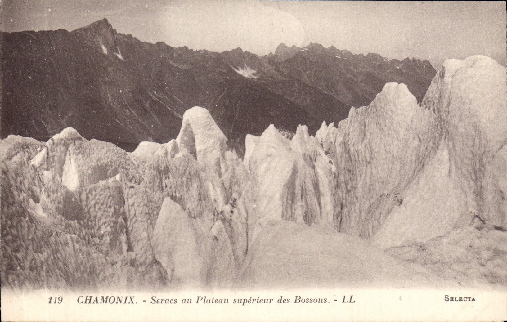 Chamonix - Seracs au Plateau supérieur des Bossons - Selecta n°119