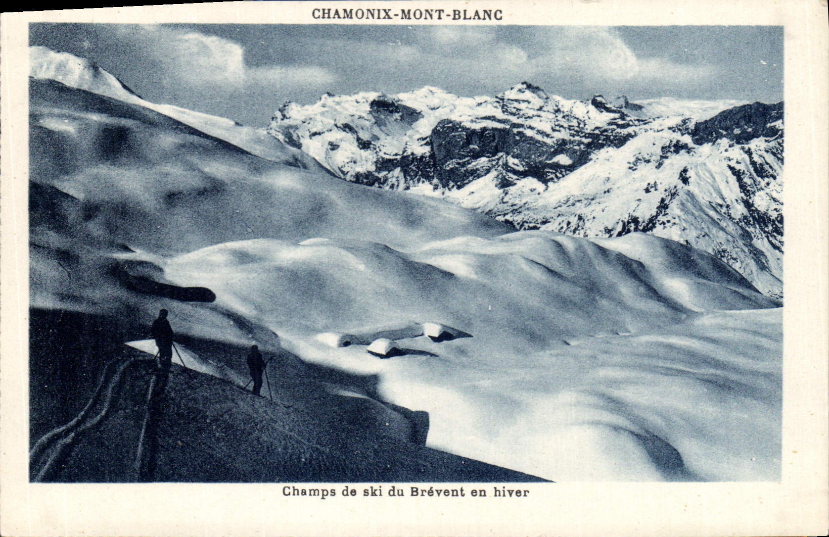 Champs de ski du Brévent en hiver — Chamonix-Mont-Blanc — G. Tairras, phot.-édit.