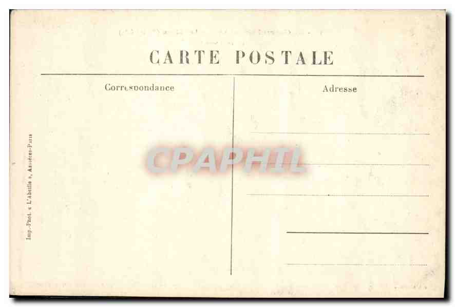 CPA St Germain en Laye Le Chateau XVI siecle Facade Ouest  — Verso