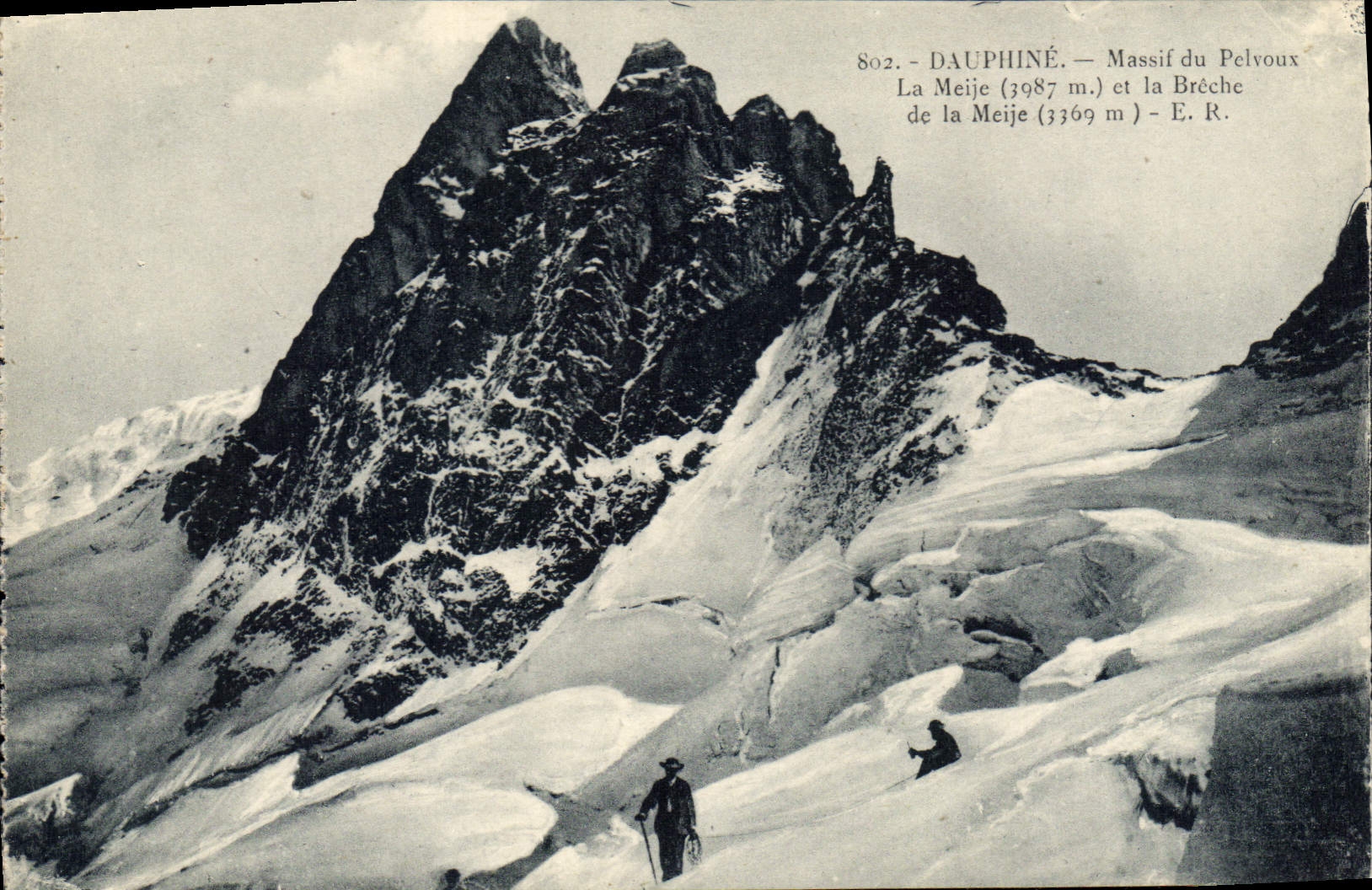 CPA Dauphine Massif du Pelvoux La Meije et la Breche de la Meije 