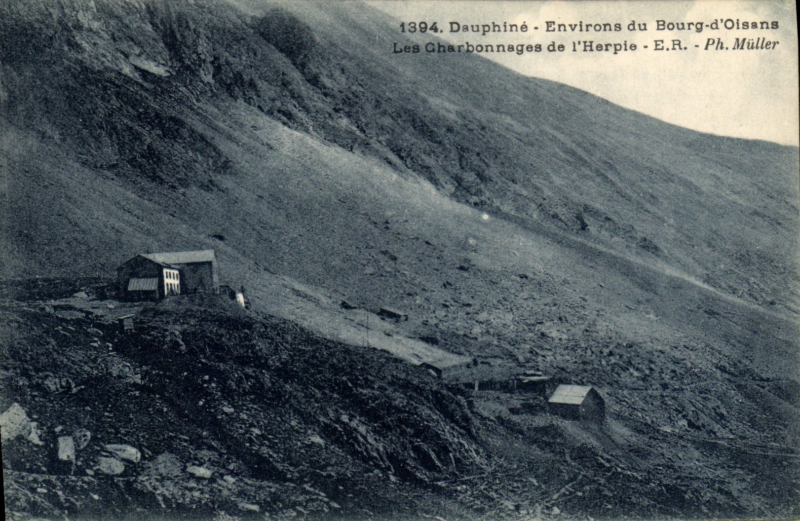 Les Gharbonnages de l'Herpie — Dauphiné, Environs du Bourg-d'Oisans — Ph. Müller