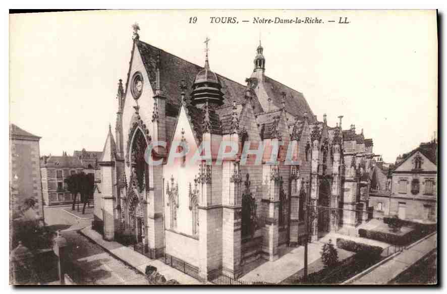 CPA Tours Notre Dame la Riche 