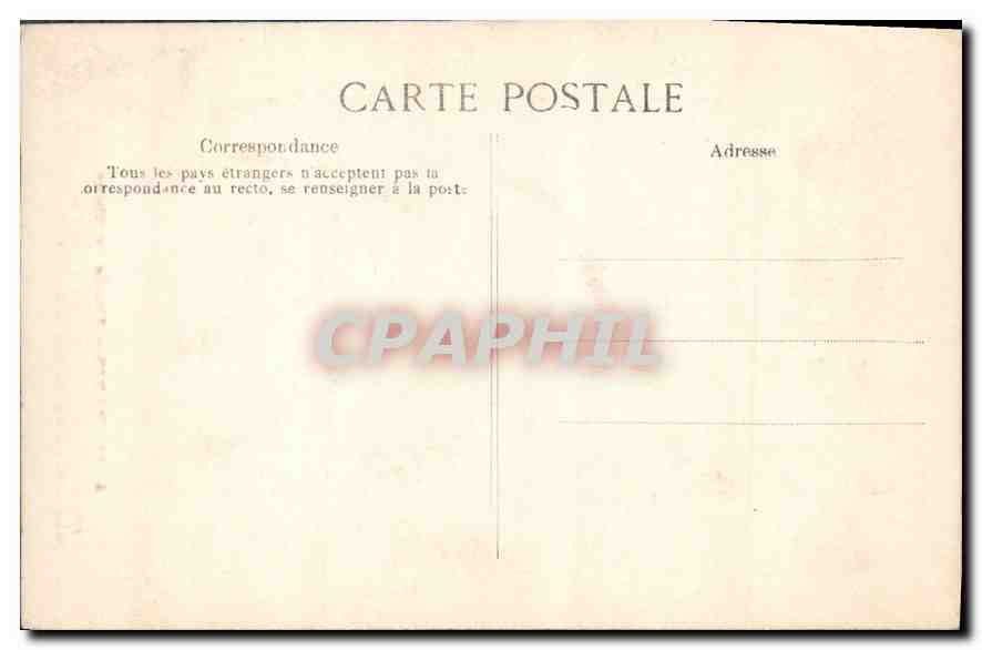 CPA Paris Musee de Cluny Allee du jardin de l'hotel de Cluny et portail de la Vierge provenant de l' — Rückseite