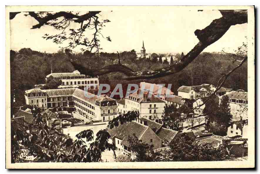 Bourbon-Lancy Thermal — Vue générale de l'Établissement Thermal — Station thermale rhumatismes cœur — Compiègne Imp. Macón