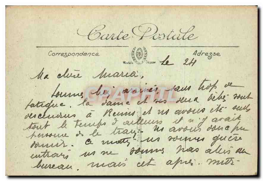 CPA Lyon le Palais des Arts rue Paul Chenavard Tramway — Verso