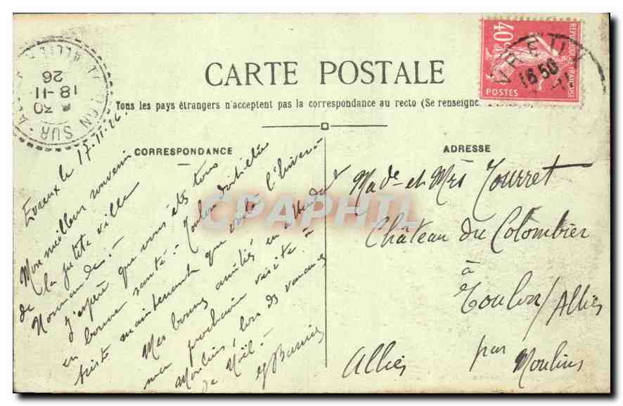 Évreux (Eure) — La Préfecture — Édit. Appert, Évreux — Rückseite
