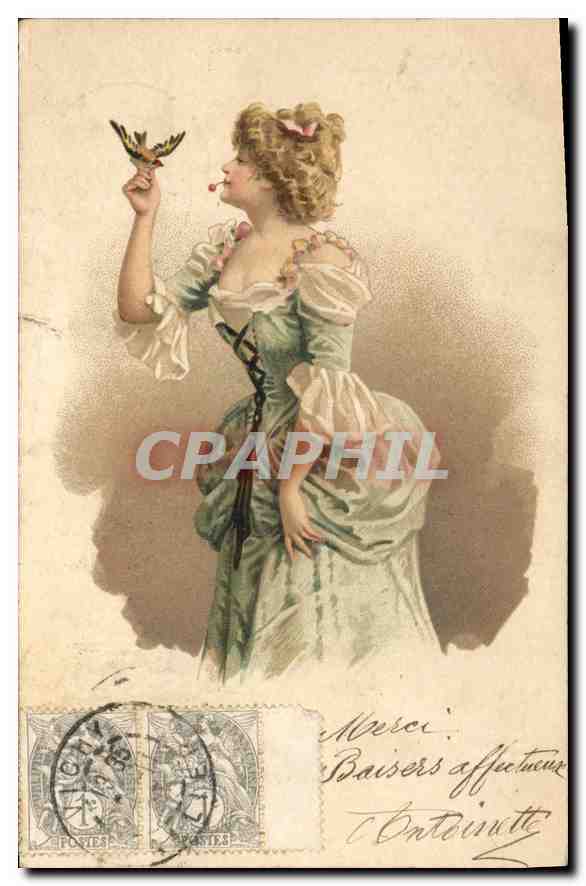 CPA Fantaisie Femme