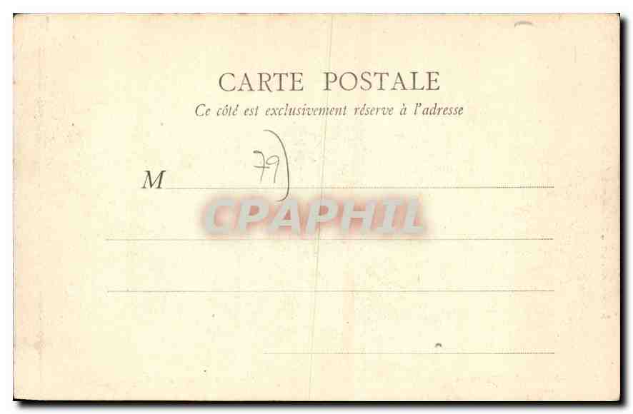 CPA Saint Jouin de Marnes Deux Sevres vue exterieure du Cloitre de l'ancienne Abbaye  — Rückseite