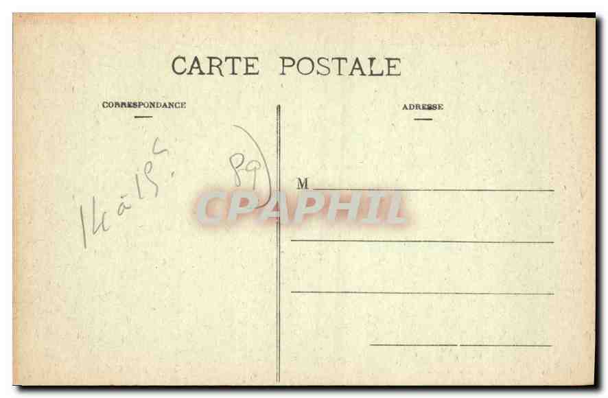CPA Le Morvan Illustre Monastere de la Pierre Qui Vire S E  — Rückseite