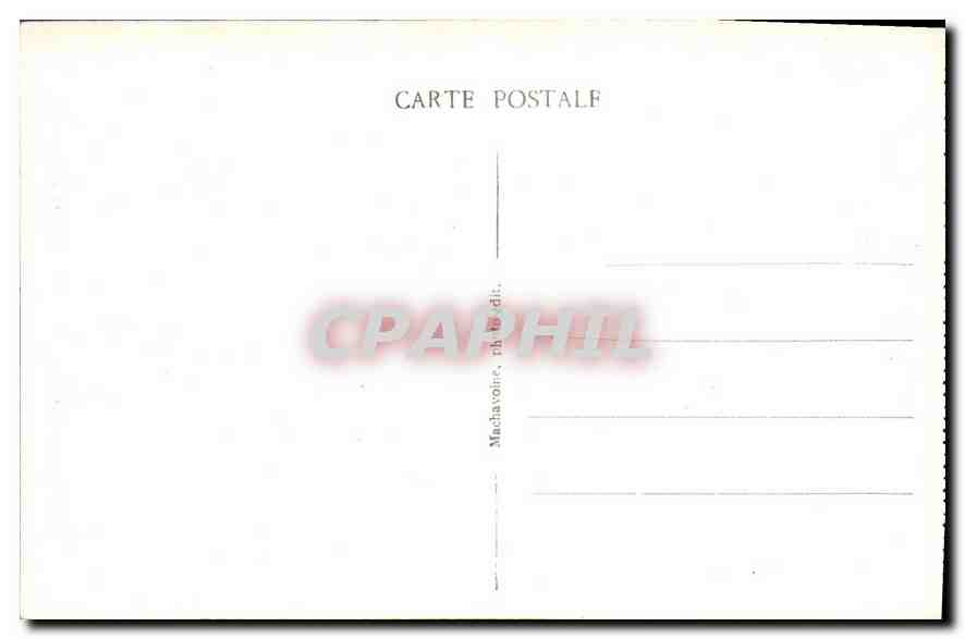 CPA St Farceau Yonne la chapelle du chateau vue du Porche  — Rückseite