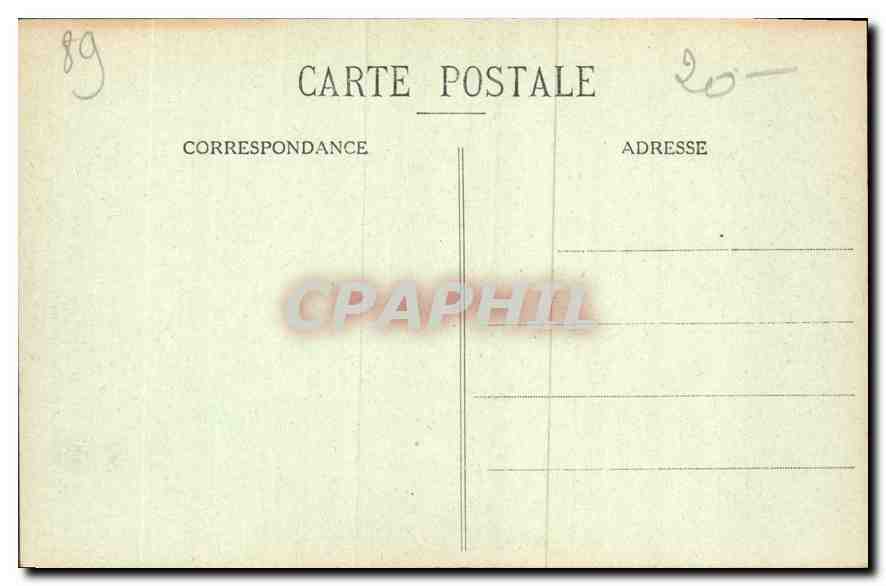 CPA Chatel Censoir Yonne l'eglise la petite Porte  — Rückseite