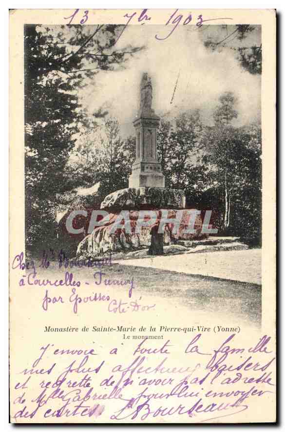 Monastère de Sainte-Marie de la Pierre-qui-Vire — monument — éditeur non visible