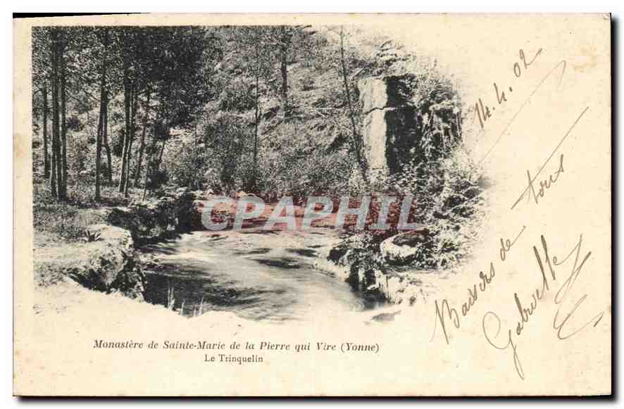 Monastère de Sainte-Marie de la Pierre qui Vire (Yonne) — Le Trinquelin — éditeur non visible