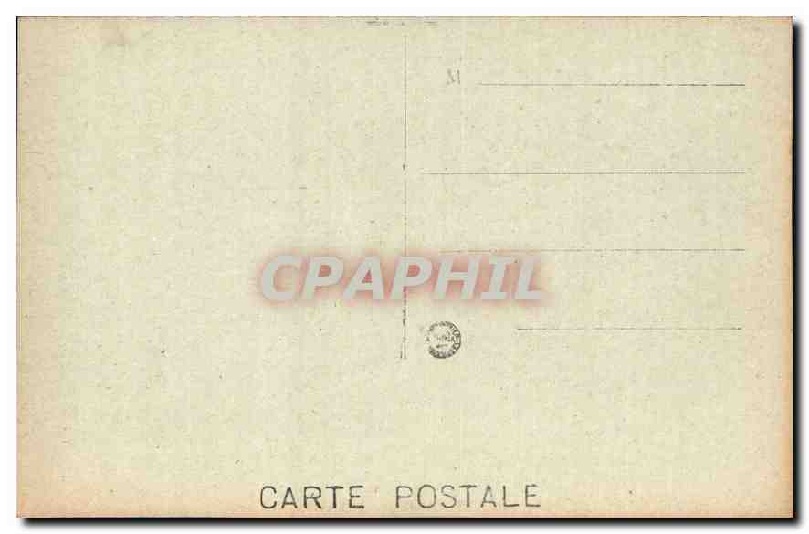 CPA Cantal Aurillac chateau Feodal de St Etienne Ecole Normale des Garcons  — Back