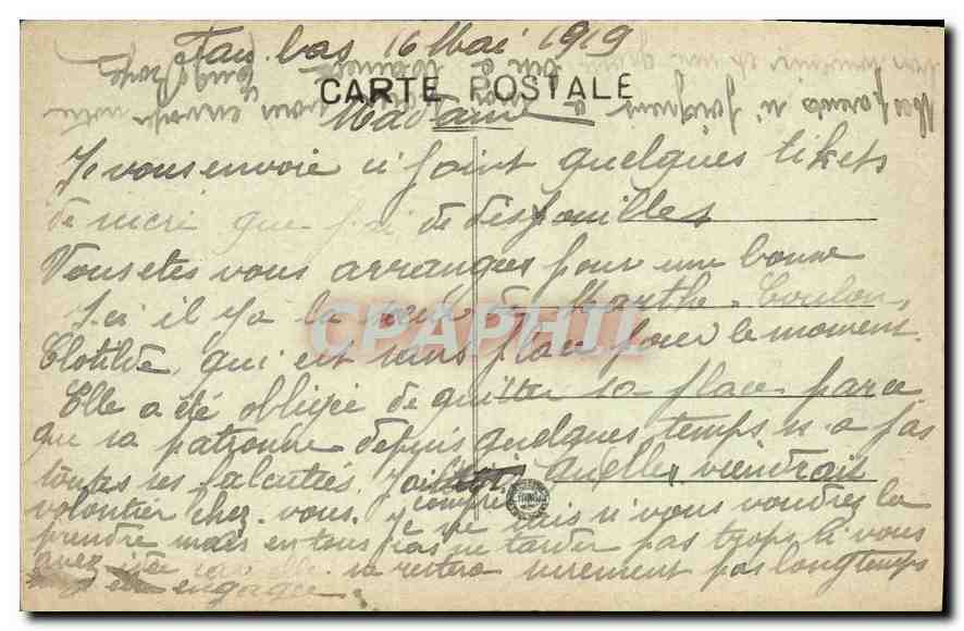 CPA Cantal Viaduc de Carabit  — Back