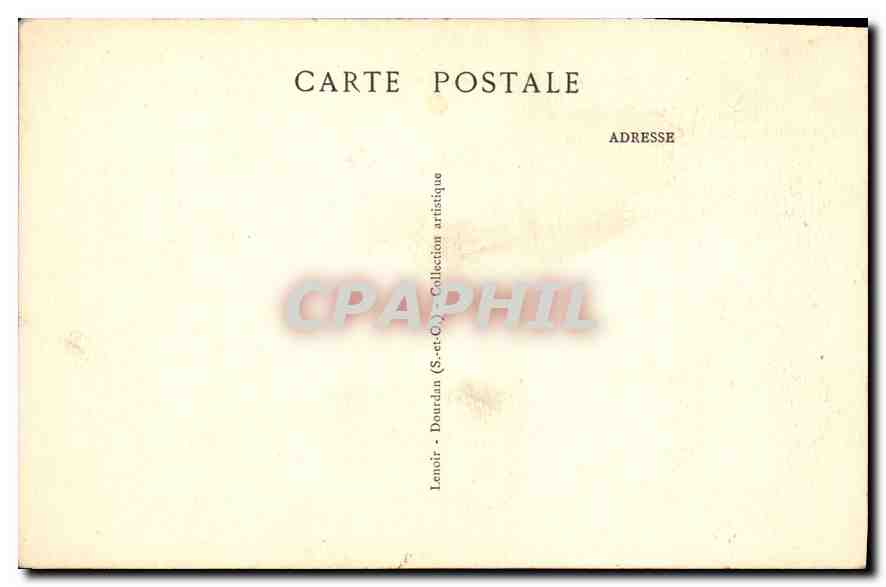 CPA Dourdan S et O entree du chateau  — Rückseite