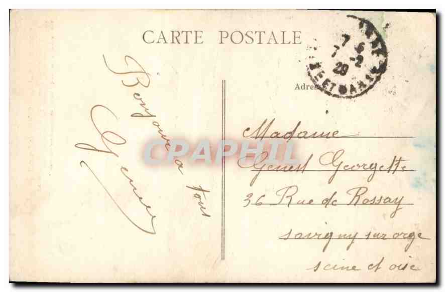 Jouarre (S.-et-M.) — Château de Venleuil — Napoléon Ier attendant Blücher en 1814 — Édit. Gagget — Reverso