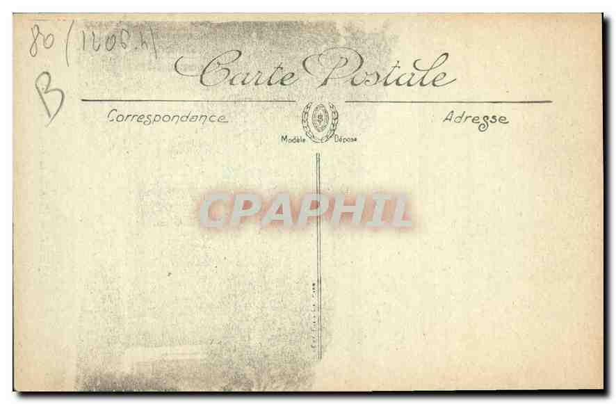 CPA Saint Riquier chapelle du petit Seminaire  — Back