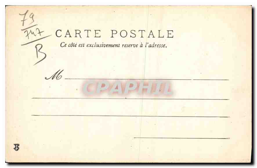 CPA St Jouin de Marnes Deux Sevres Partie restauree du Cloitre  — Rückseite