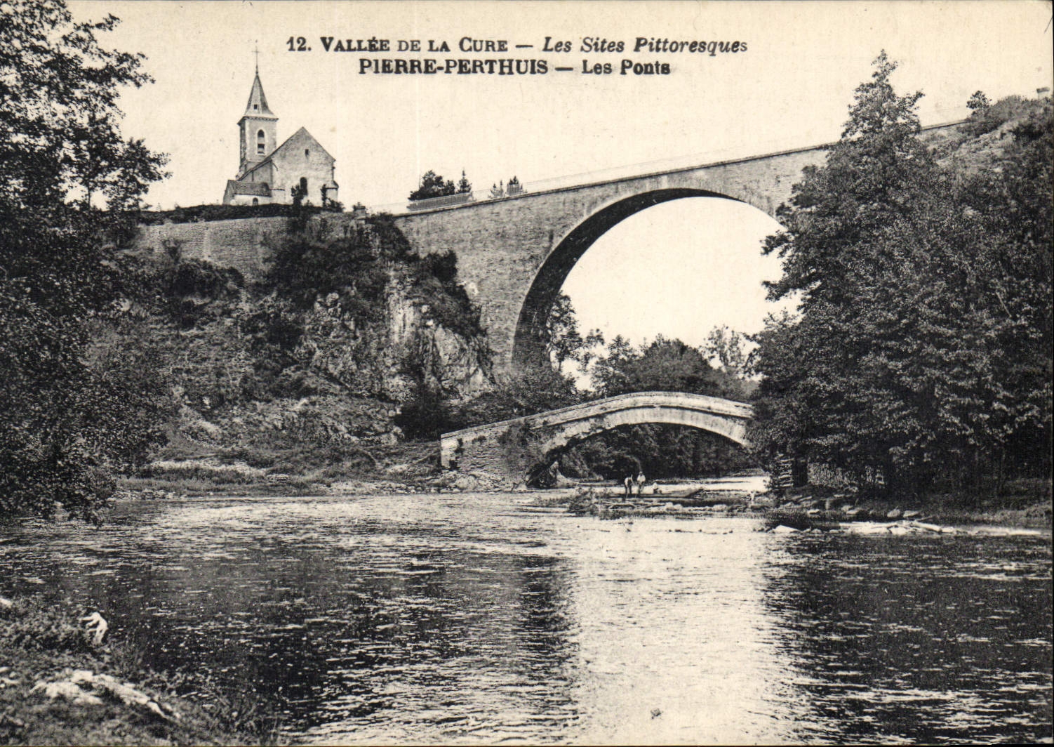 Vallée de la Cure — Les Sites Pittoresques — Pierre-Perthuis — Les Ponts