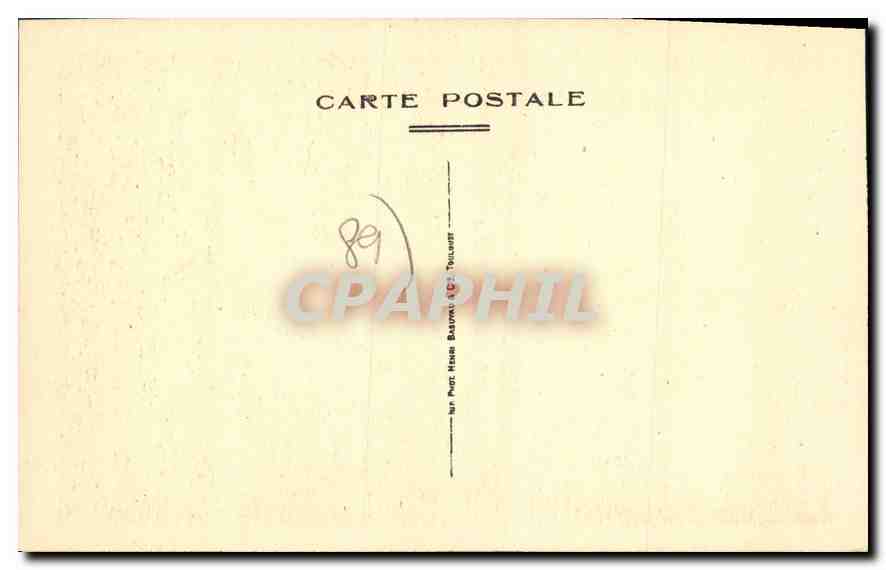 Kloster Ste-Marie de La Pierre-qui-Vire (Yonne) — Kapelle des Heiligen Herzens — Verlag Drucker P. Hase, Toulouse — Rückseite