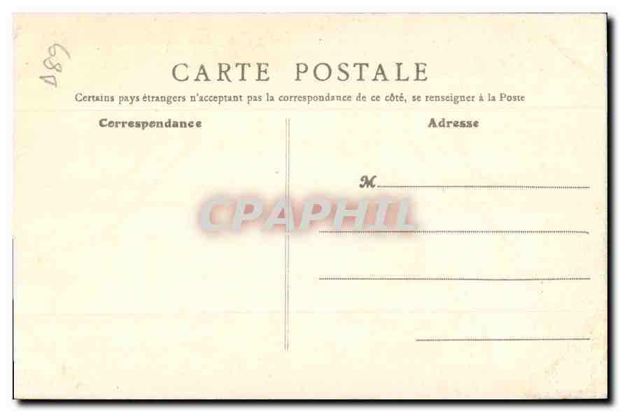 Monastère de Sainte-Marie de la Pierre-qui-Vire (Yonne) — Côté Nord — B.F., PARIS — Verso