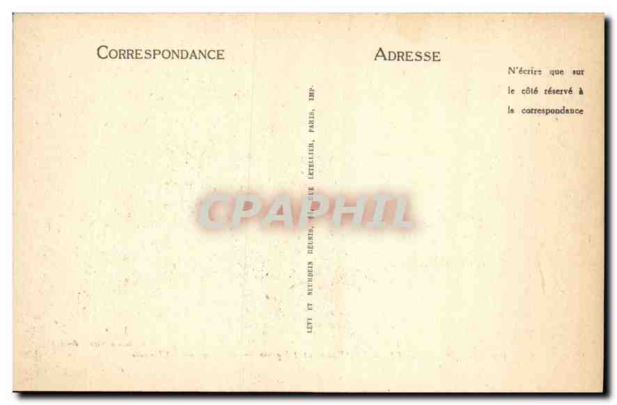 CPA Pierre Perthuis Les Ponts et l'Eglise  — Verso