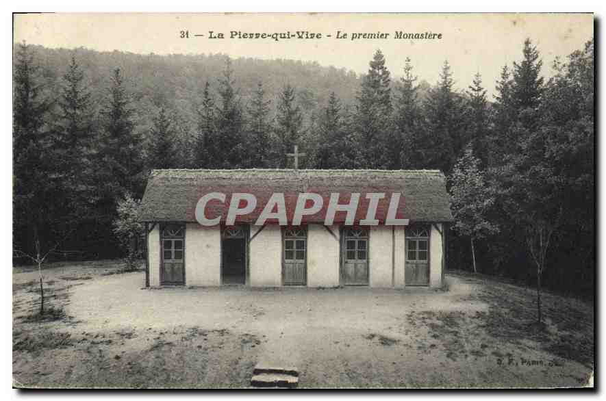 La Pierre-qui-Vise — Le premier Monastère — G. F. Pamm, n°34