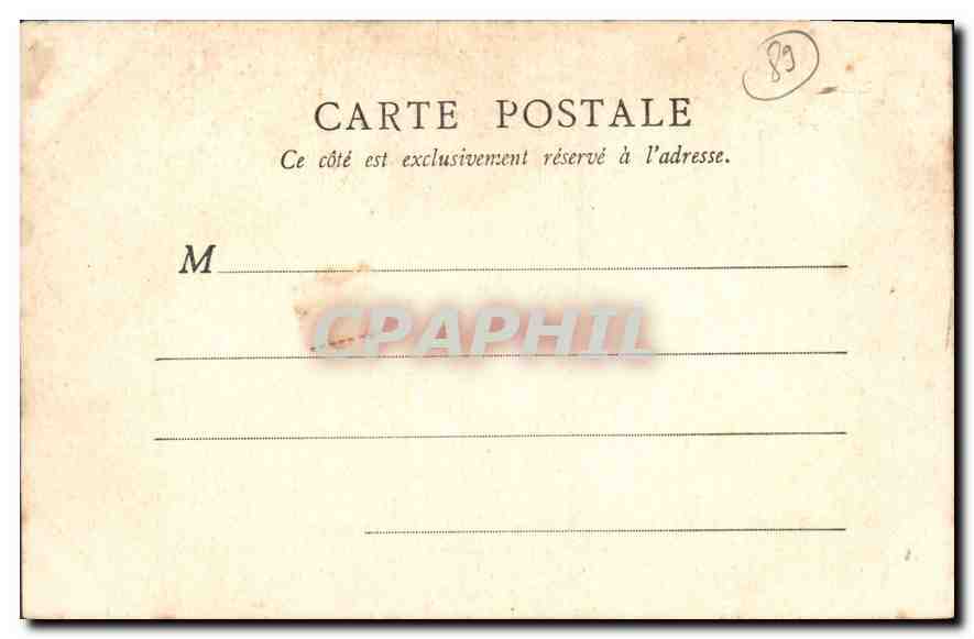 CPA Monastere de Sainte Marie de la Pierre qui Vire Yonne La 13me Station du Chemin de Croix  — Rückseite