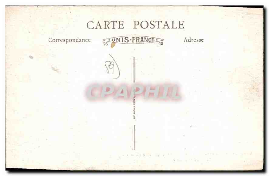 Monastère de Sainte-Marie de La Pierre-qui-Vire — Le Cimetière — A. P. DÉCHÉ — Rückseite