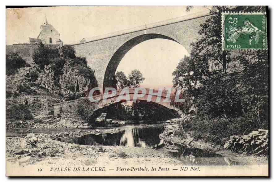 CPA Vallee de la Cure Pierre Perthuis les Ponts 