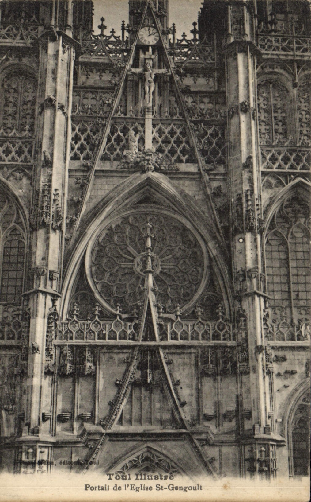Portail de l'Église St-Gengoult — Toul — éditions Toul Illustré