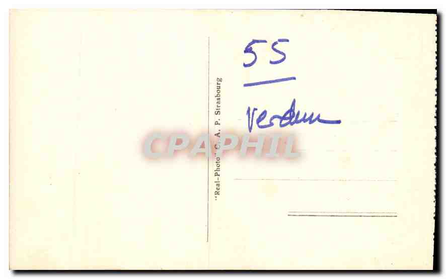 CPA Verdun Pont et Porte Chaussee  — Rückseite