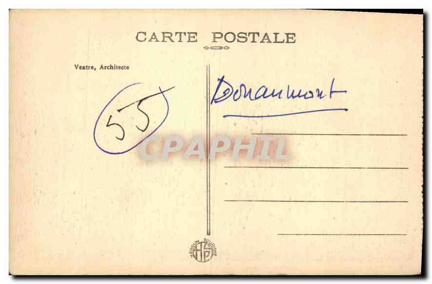 CPA La Tranchee des Baionnettes vue exterieure  — Rückseite