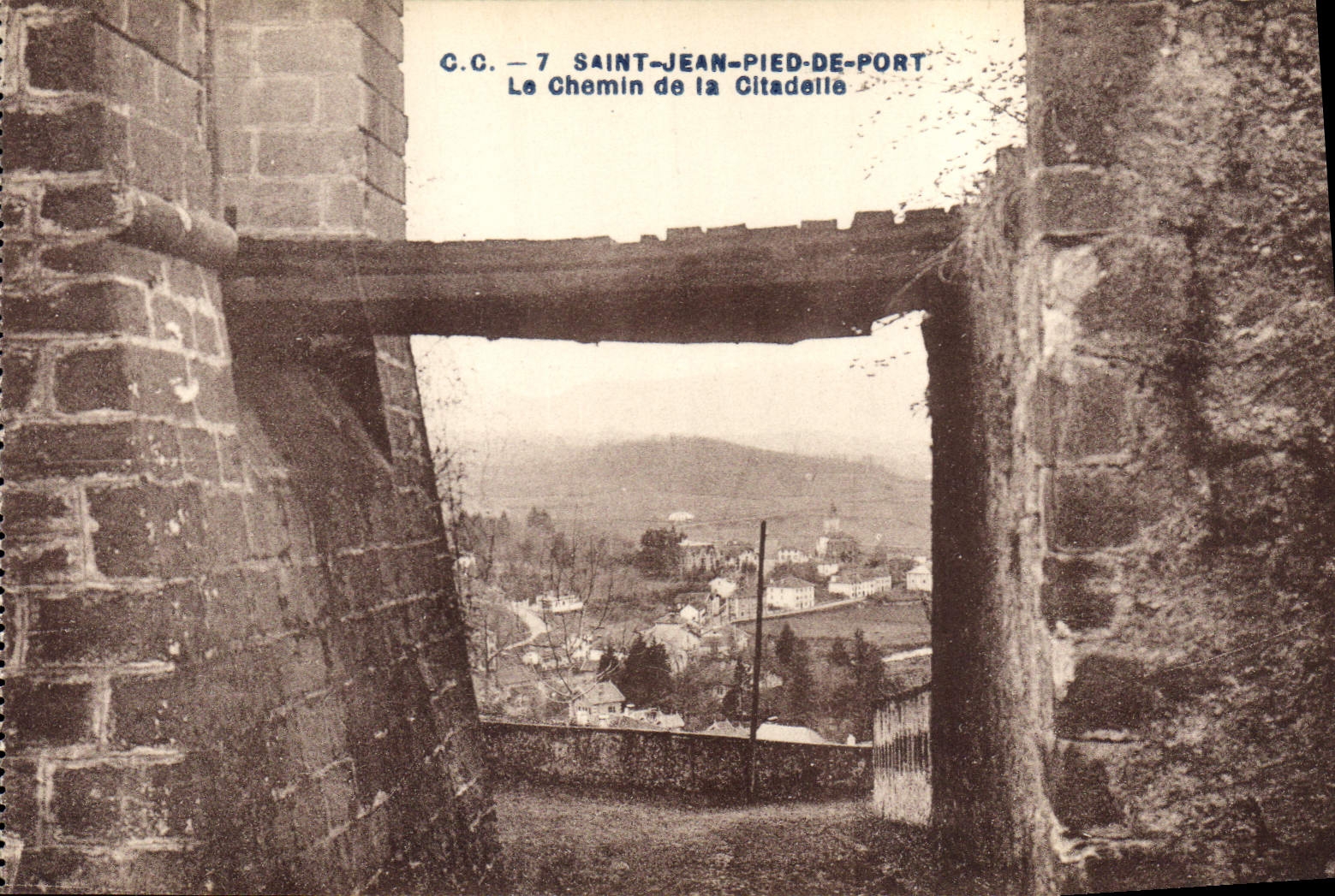 Saint-Jean-Pied-de-Port — Il Sentiero della Cittadella — C.C. n°7