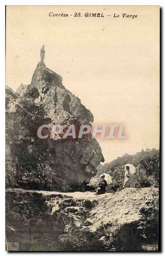 CPA Correze Cimel la Vierge 