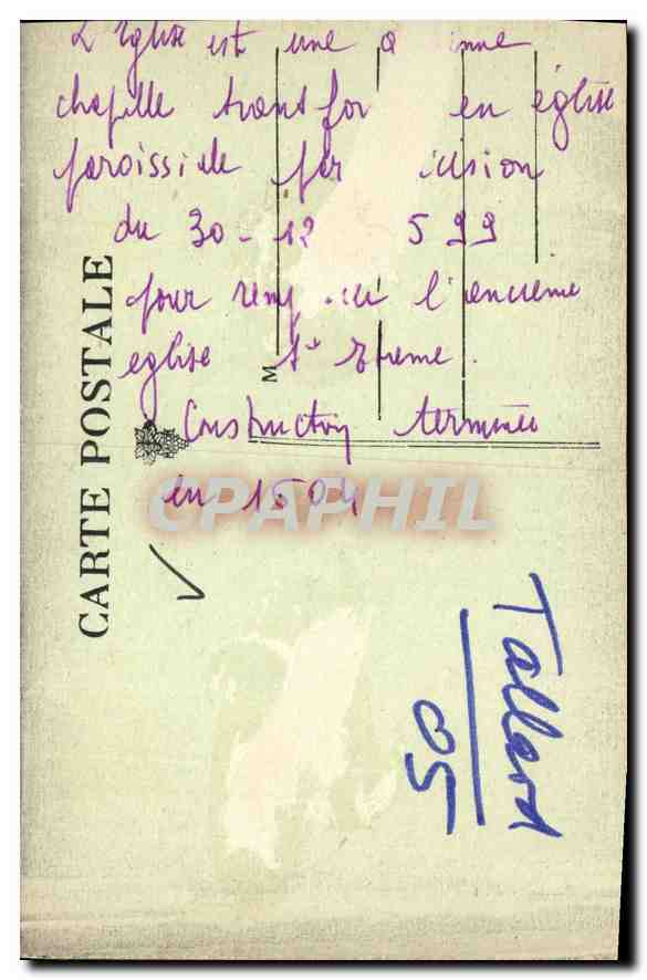 CPA Tallard Porte de l'eglise 1149  — Verso