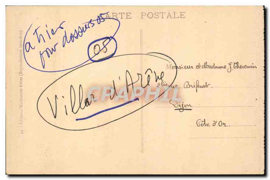 Les Gorges de la Romanche — Route du Lautaret — Éditions Martinarto Frères — Rückseite