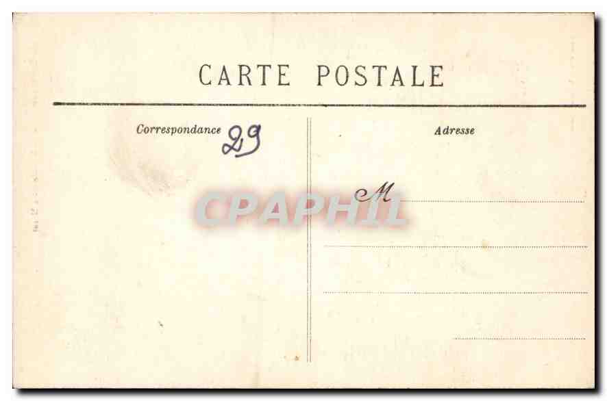 CPA Quimper la Cathedrale Cote Nord  — Rückseite