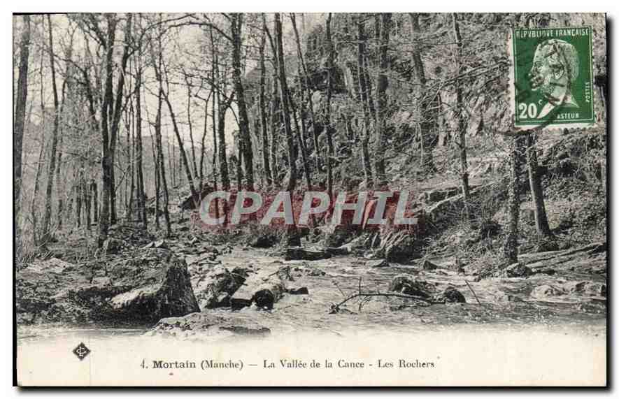Mortain (Manche) — La Vallée de la Cance - Les Rochers — éditeur Asteur, n°4
