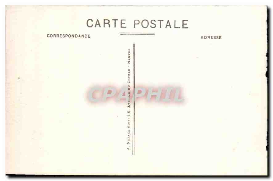LUC-sur-MER (Calvados) — Route de Langrune — Verlag J. Nozais, Nantes, n°19 — Rückseite