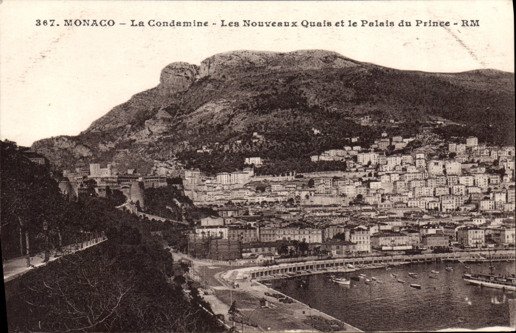 Monaco - La Condamine - Les Nouveaux Quais et le Palais du Prince - RM