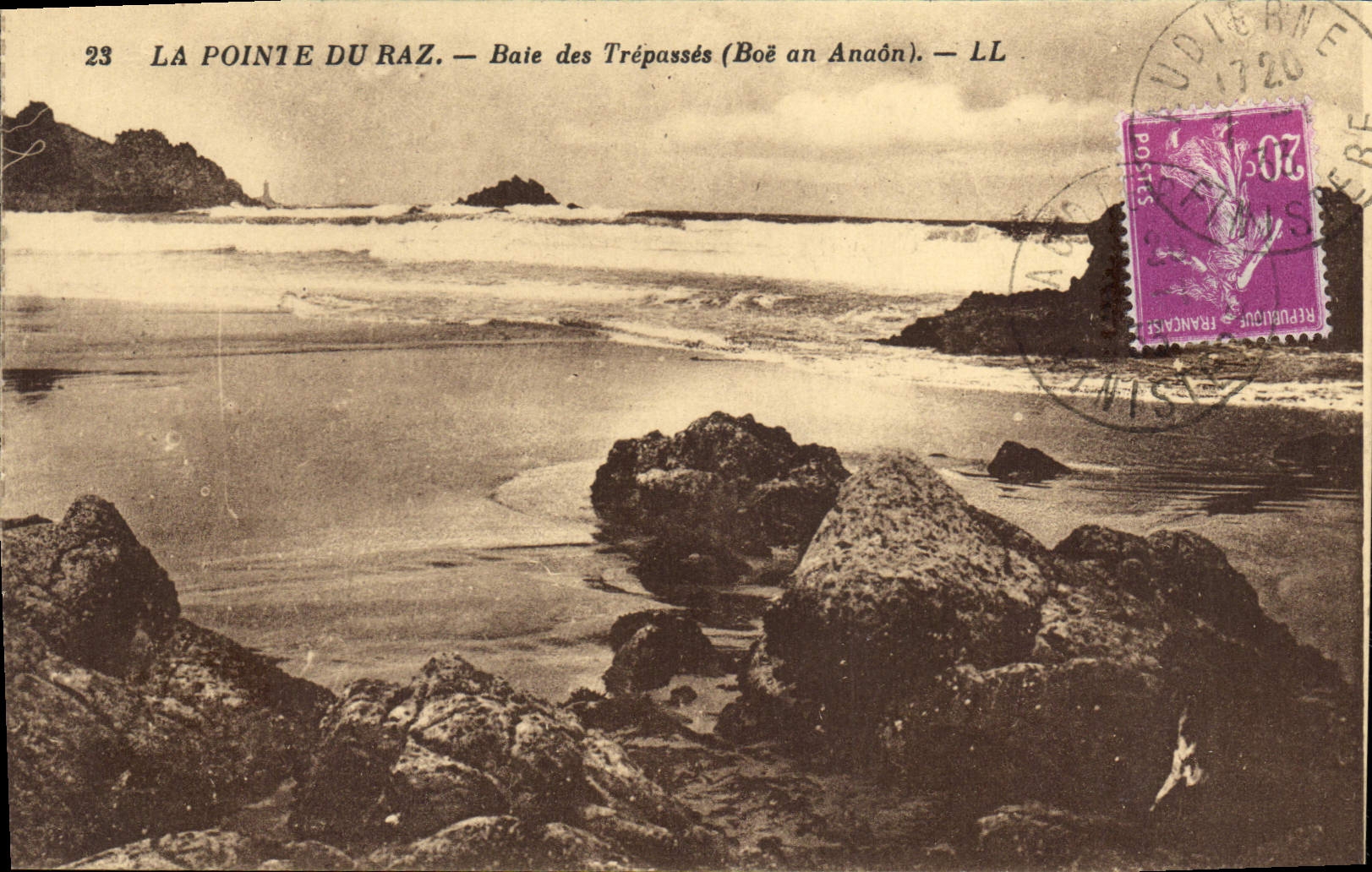 CPA La Pointe du Raz Baie des Trepasses Boe an Anaon 